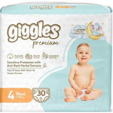 Giggles Premium Baby Diaper 7-18 Kg Maxi 30 Pcs